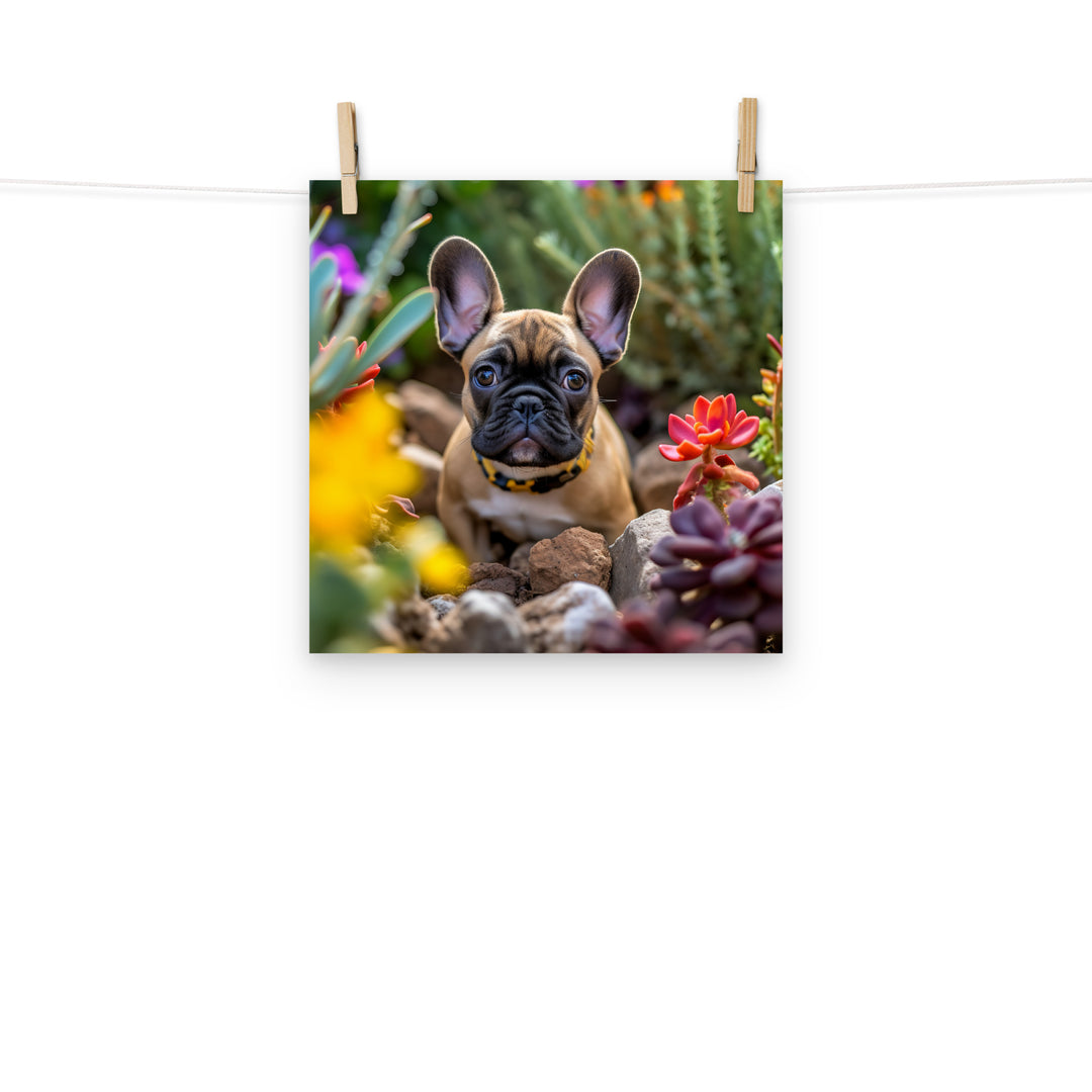 French Bulldog Photo paper poster - PosterfyAI.com