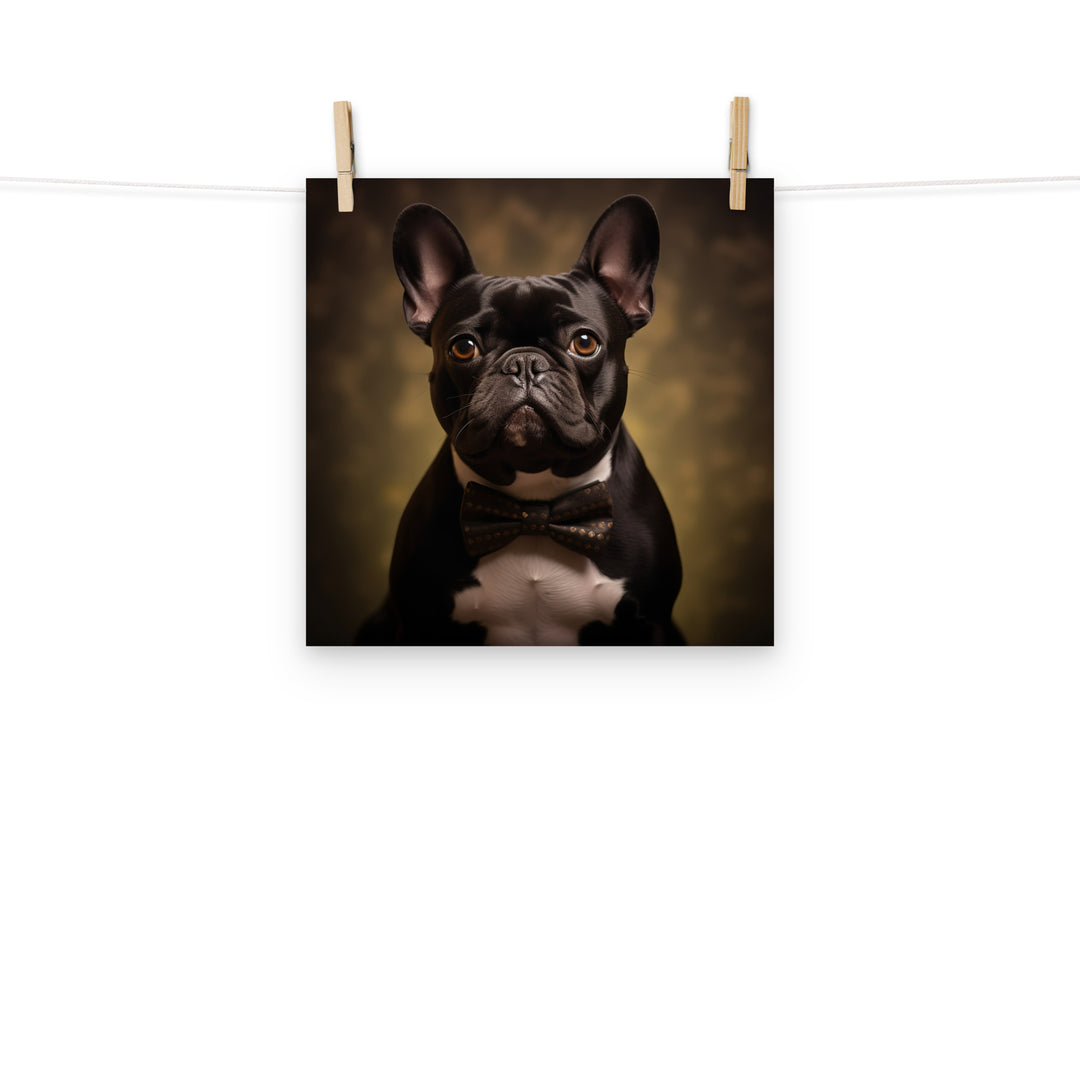 French Bulldog Photo paper poster - PosterfyAI.com