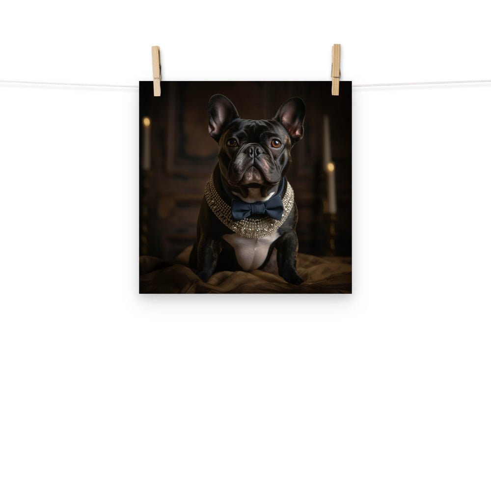 French Bulldog Photo paper poster - PosterfyAI.com