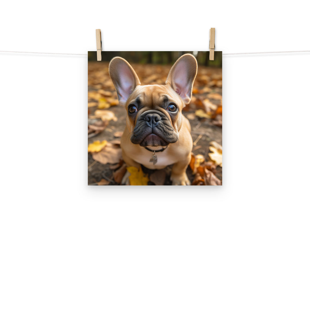 French Bulldog Photo paper poster - PosterfyAI.com