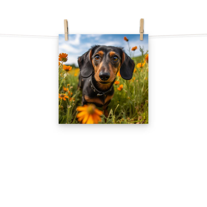 Dachshund Photo paper poster - PosterfyAI.com