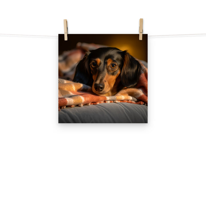 Dachshund Photo paper poster - PosterfyAI.com