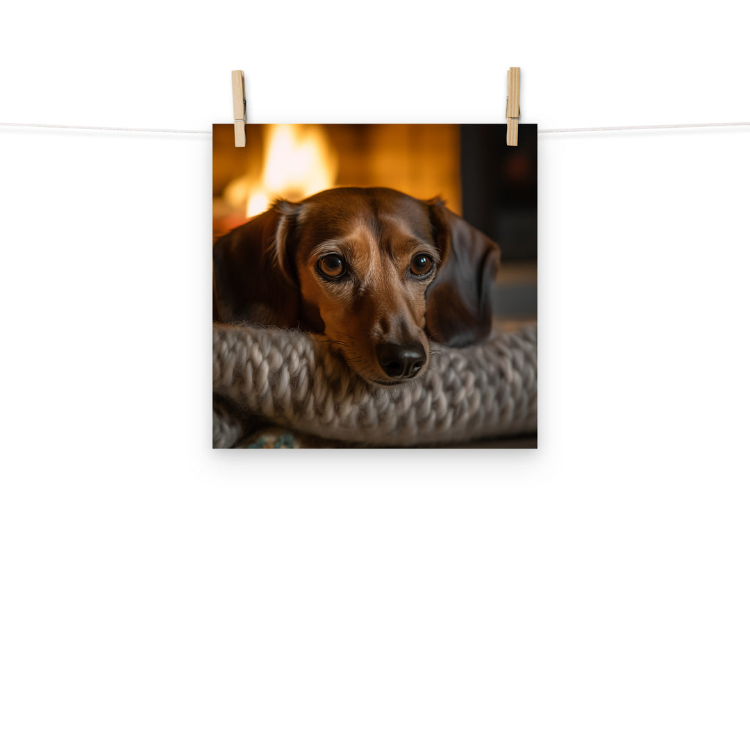 Dachshund Photo paper poster - PosterfyAI.com