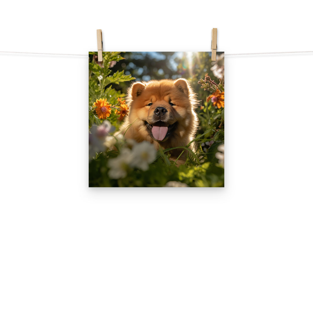 Chow Chow Photo paper poster - PosterfyAI.com