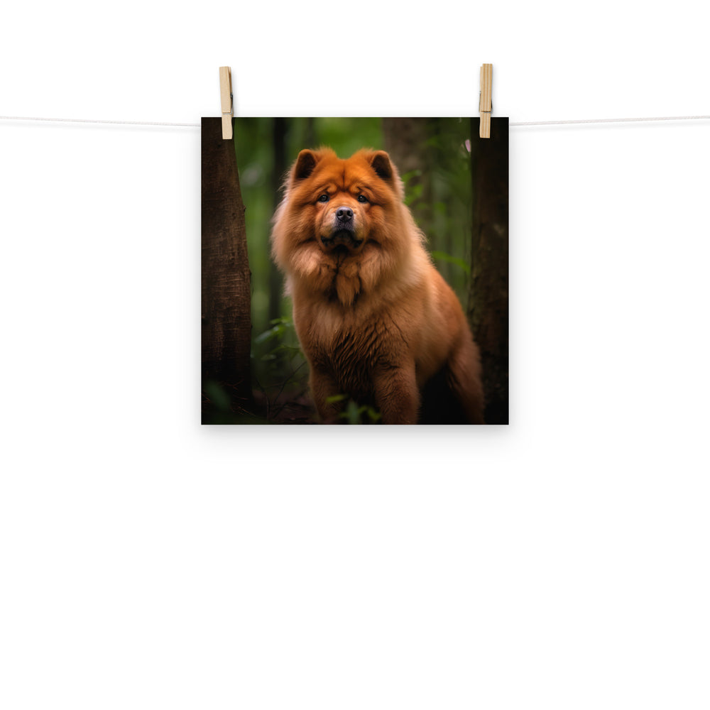 Chow Chow Photo paper poster - PosterfyAI.com