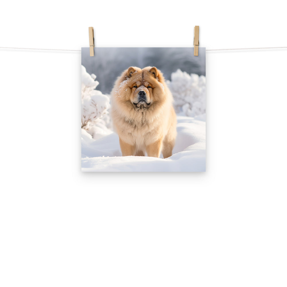 Chow Chow Photo paper poster - PosterfyAI.com