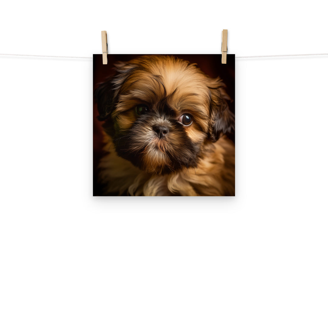 Shih Tzu Photo paper poster - PosterfyAI.com