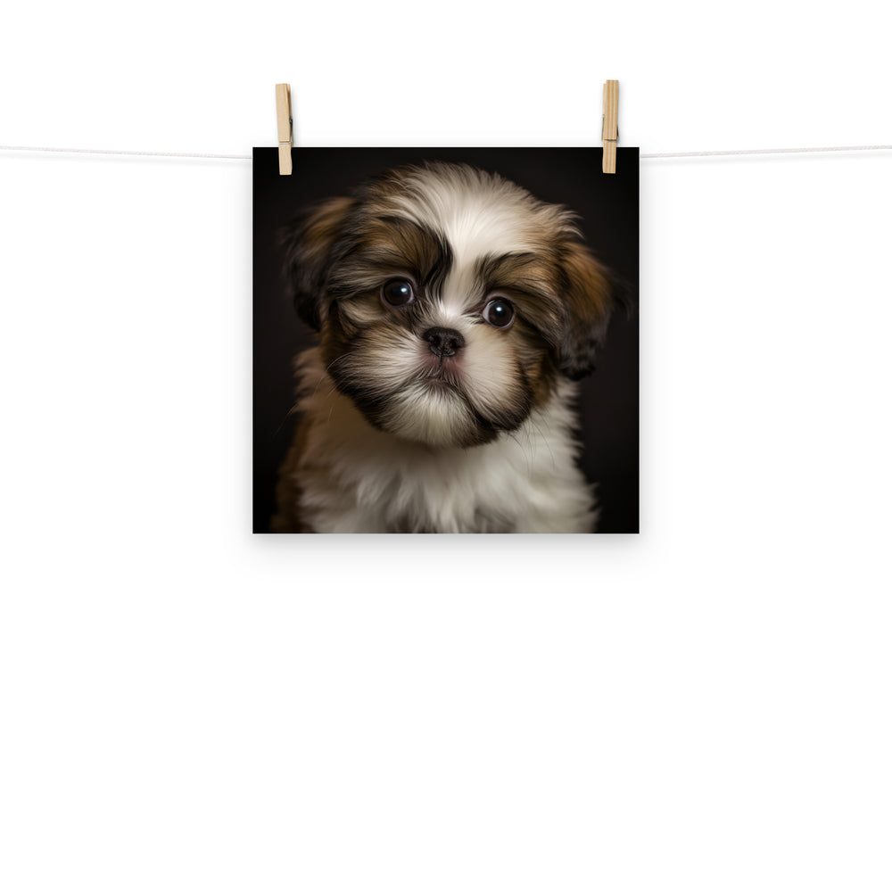 Shih Tzu Photo paper poster - PosterfyAI.com