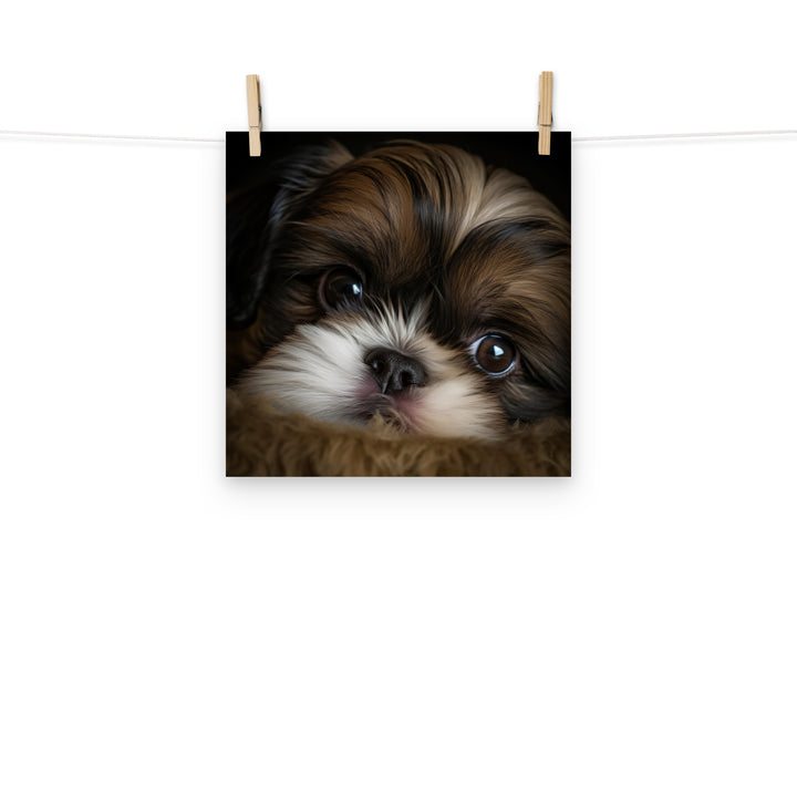 Shih Tzu Photo paper poster - PosterfyAI.com