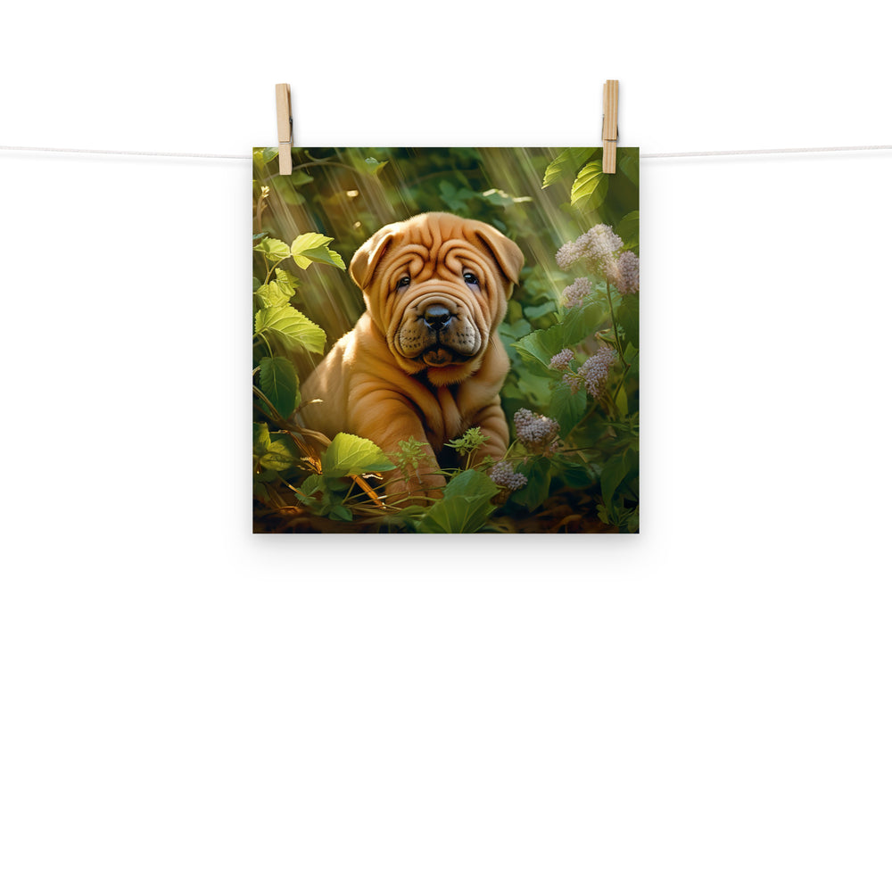 Shar Pei Photo paper poster - PosterfyAI.com