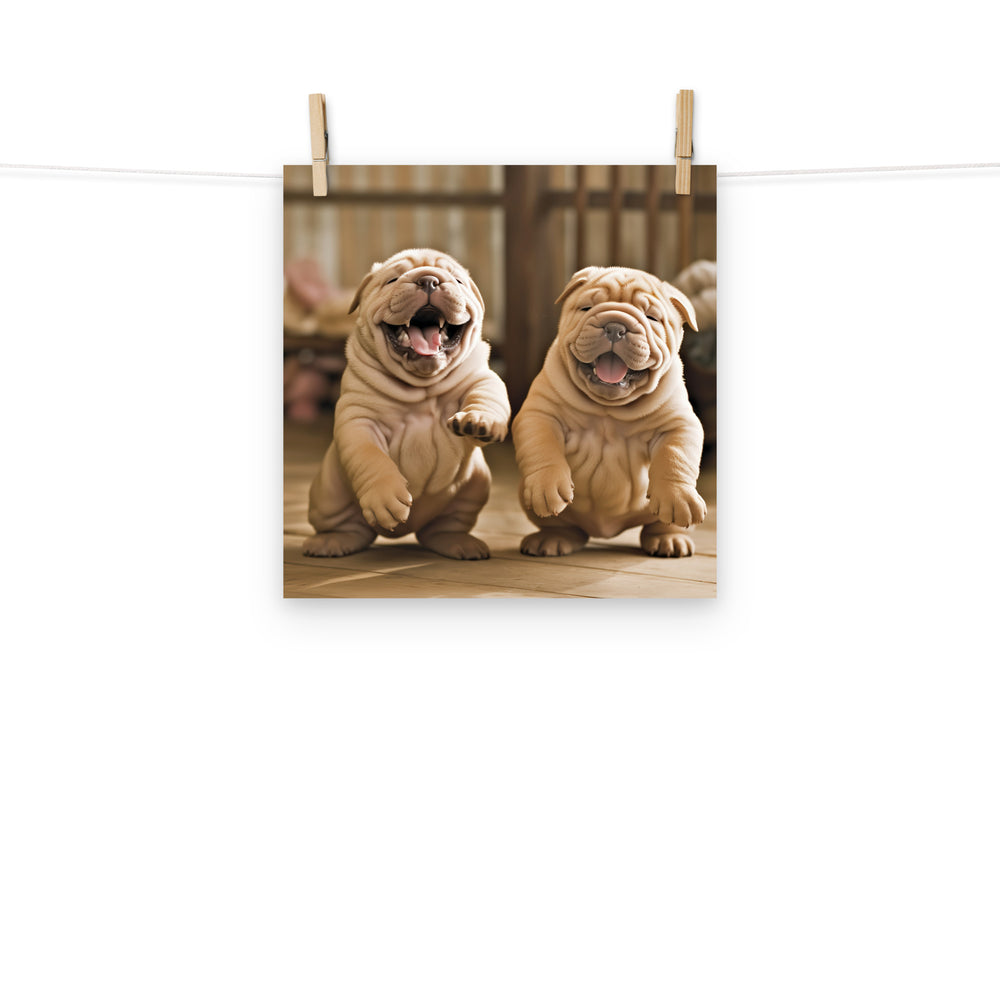 Shar Pei Photo paper poster - PosterfyAI.com