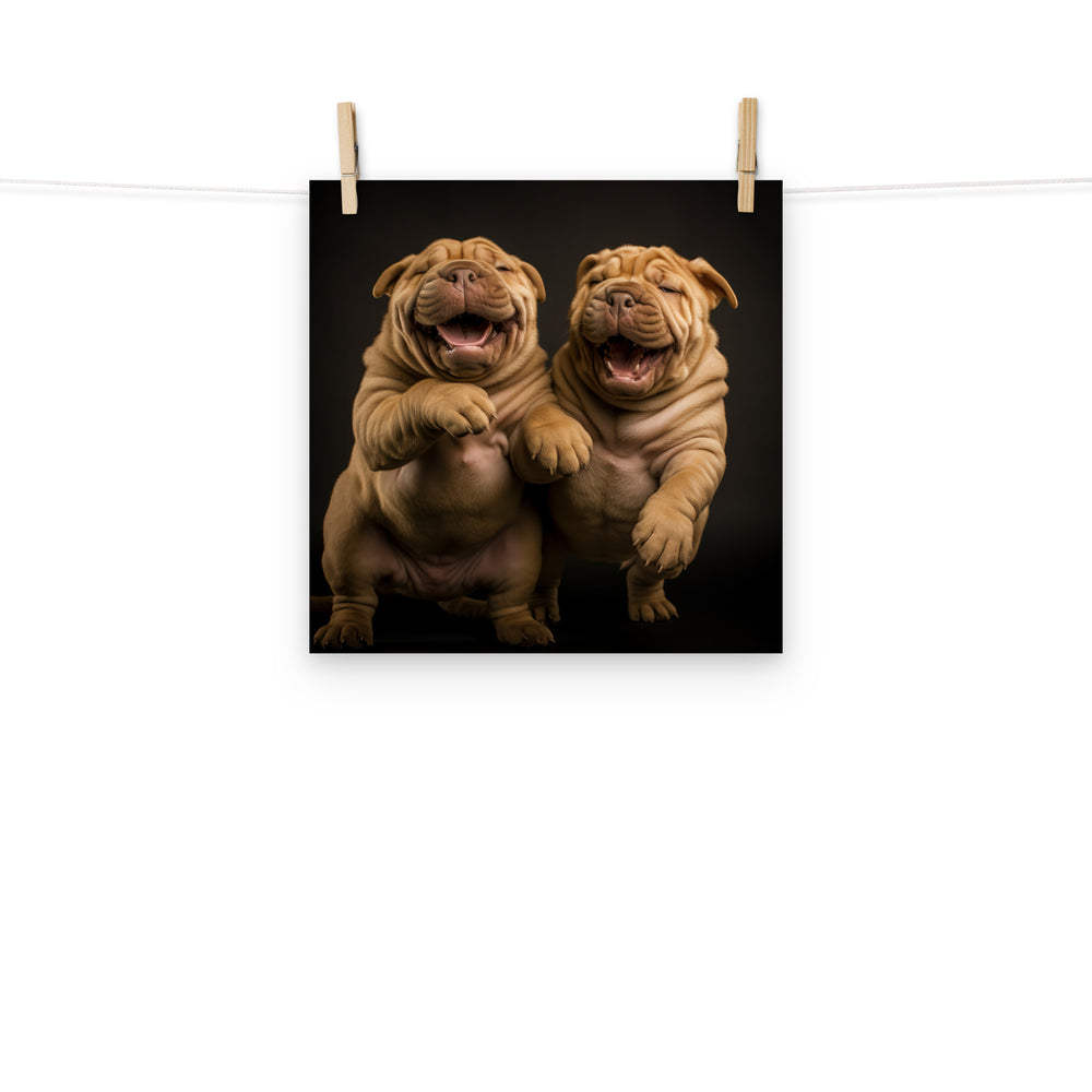 Shar Pei Photo paper poster - PosterfyAI.com