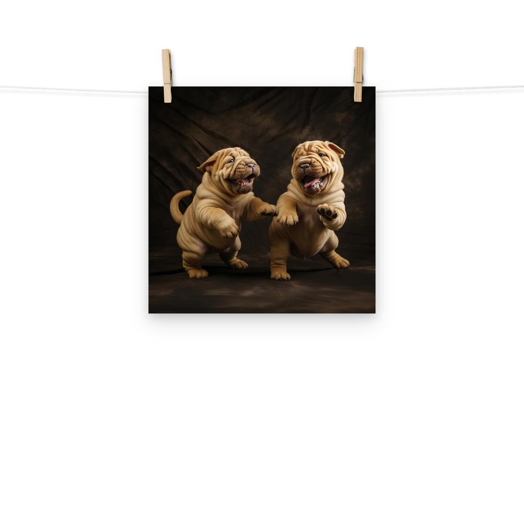 Shar Pei Photo paper poster - PosterfyAI.com