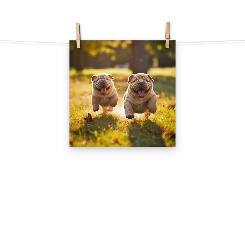 Shar Pei Photo paper poster - PosterfyAI.com