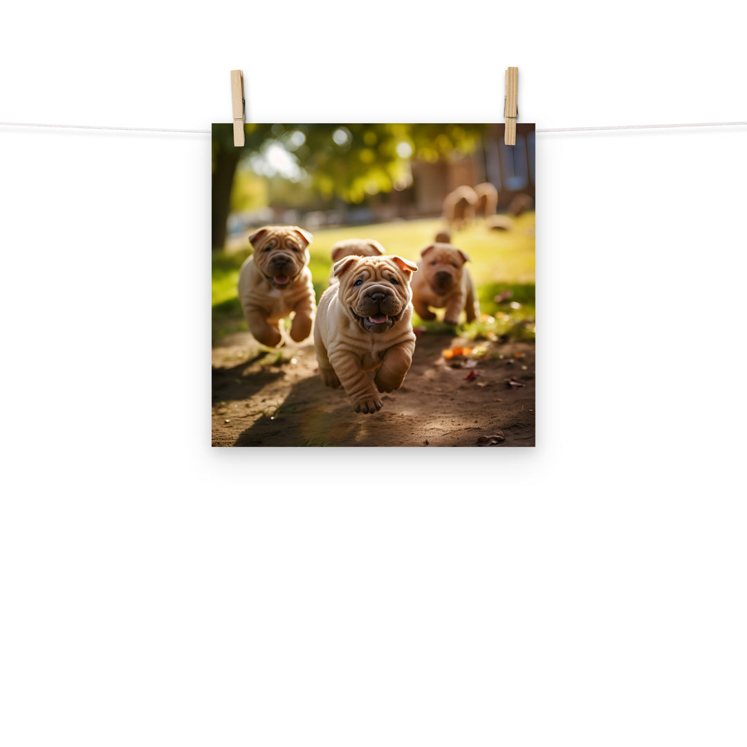 Shar Pei Photo paper poster - PosterfyAI.com