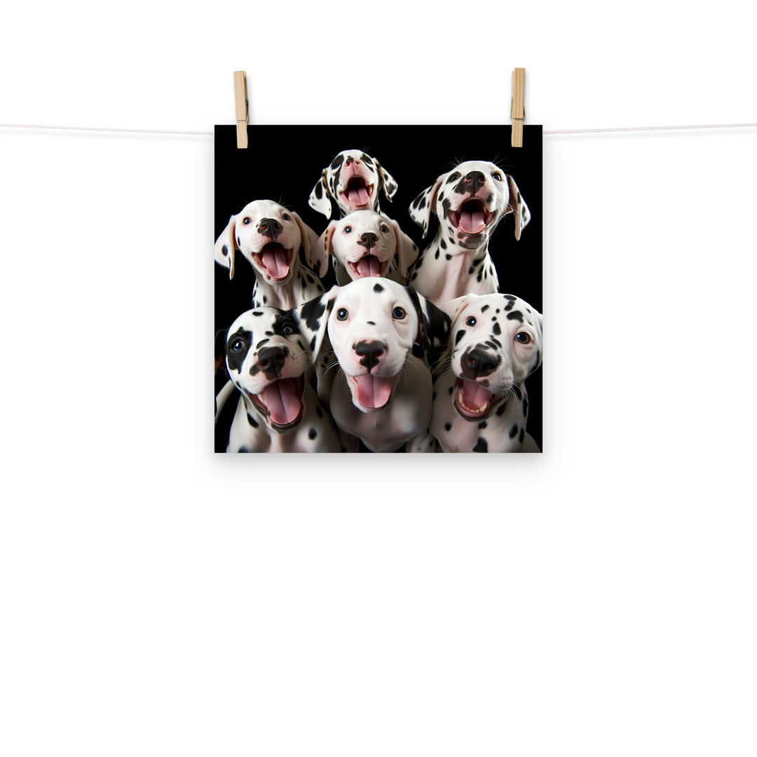 Dalmatian Photo paper poster - PosterfyAI.com