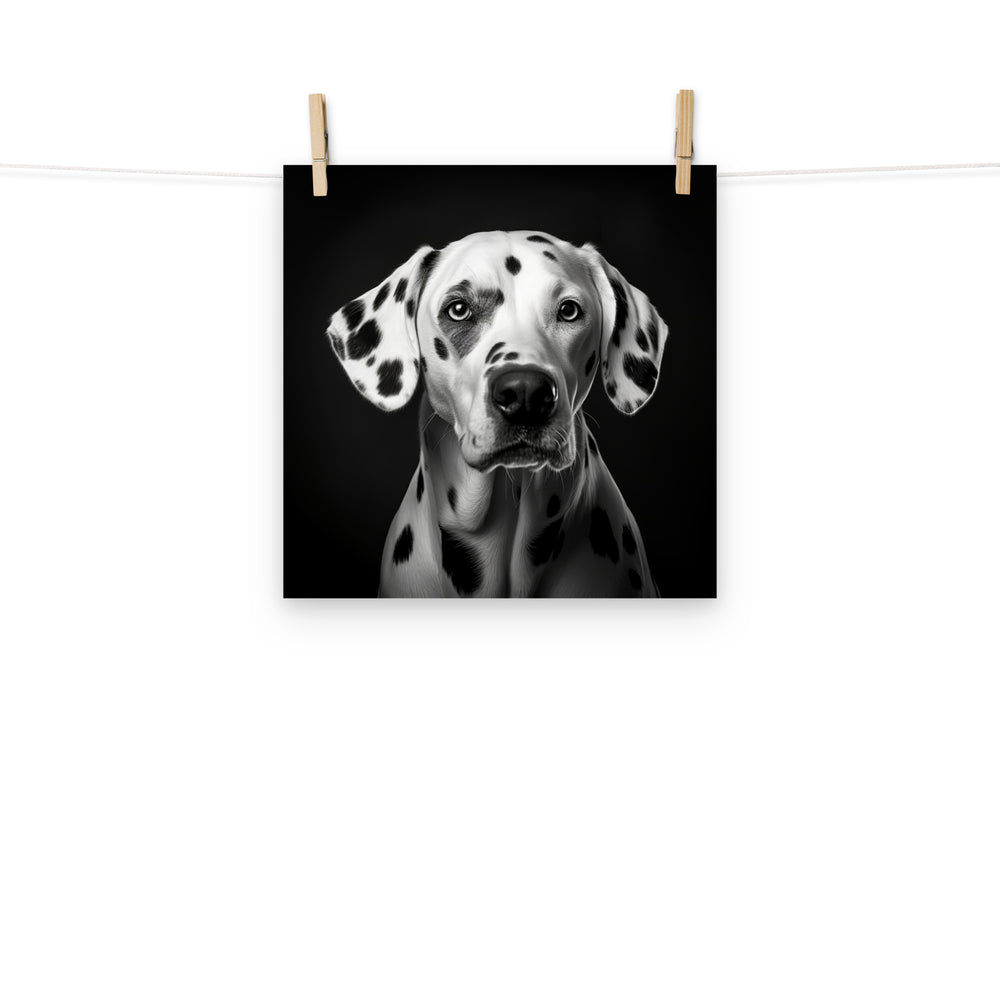 Dalmatian Photo paper poster - PosterfyAI.com