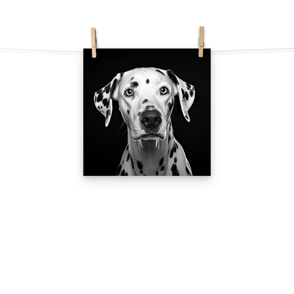 Dalmatian Photo paper poster - PosterfyAI.com