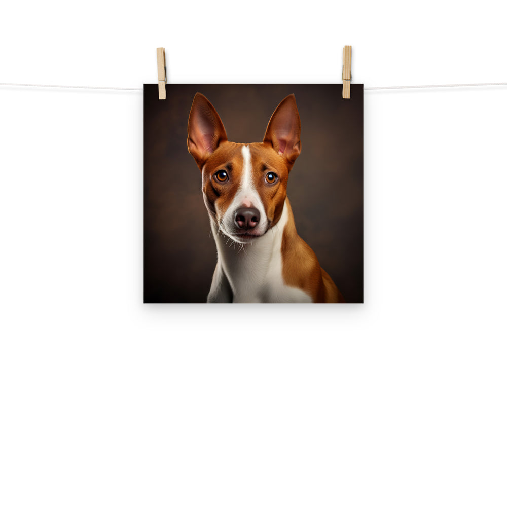 Basenji Photo paper poster - PosterfyAI.com