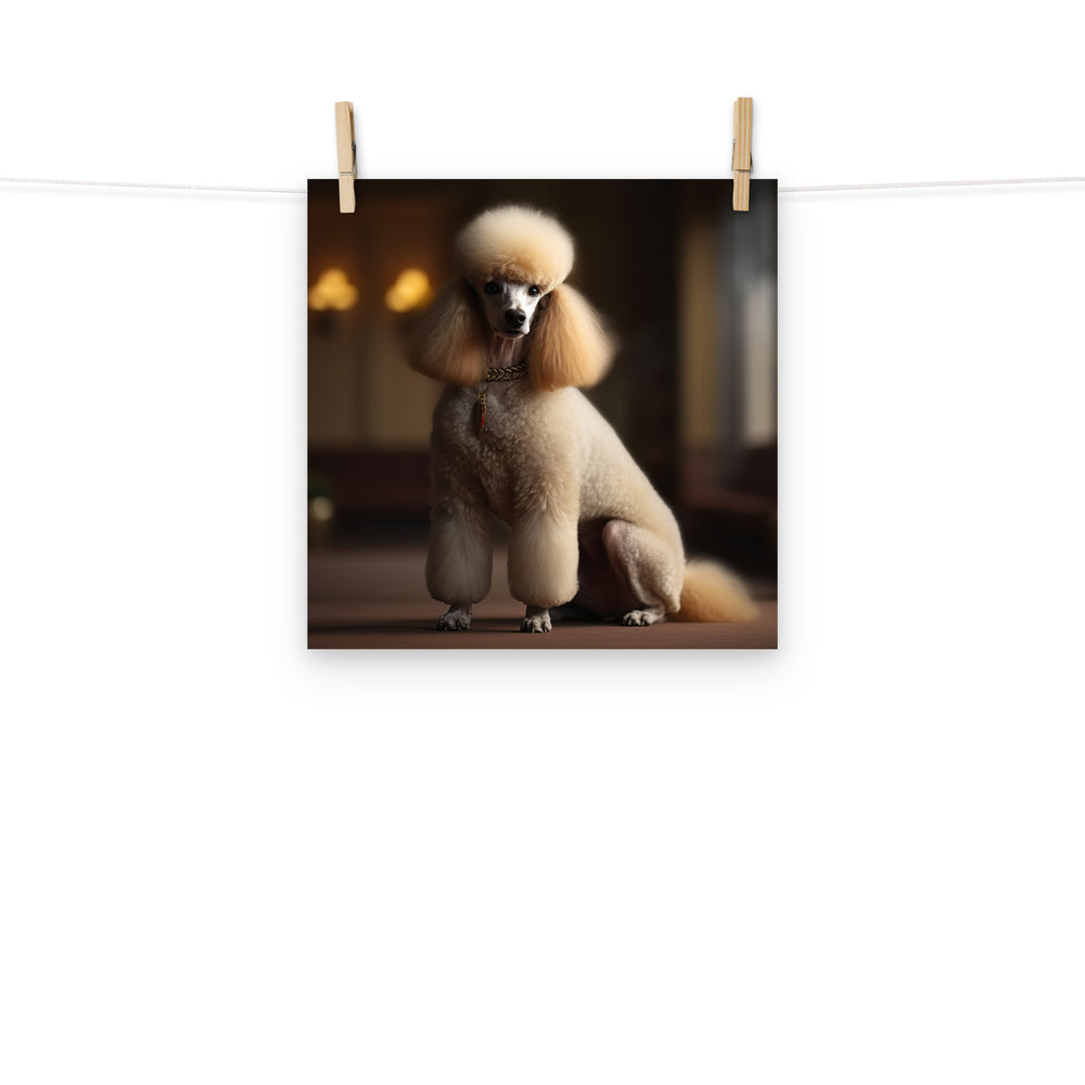 Poodle Photo paper poster - PosterfyAI.com