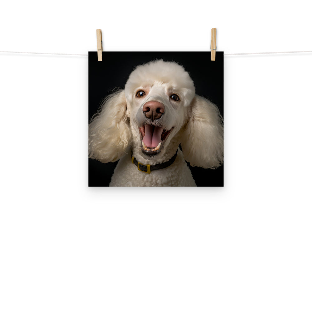 Poodle Photo paper poster - PosterfyAI.com