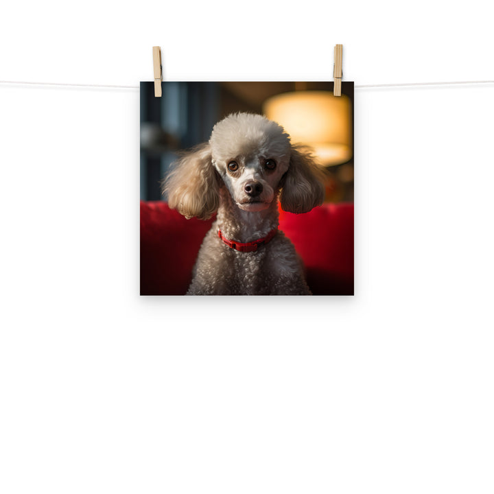 Poodle Photo paper poster - PosterfyAI.com