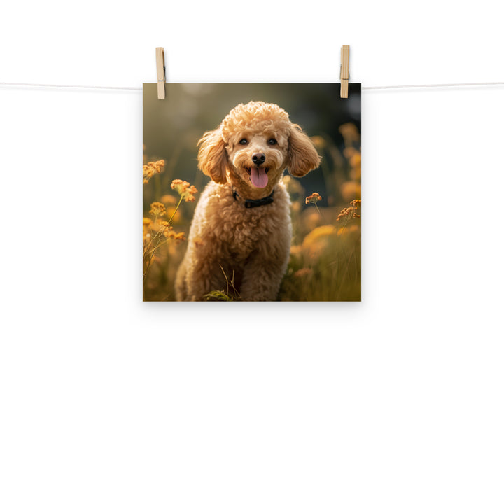 Poodle Photo paper poster - PosterfyAI.com