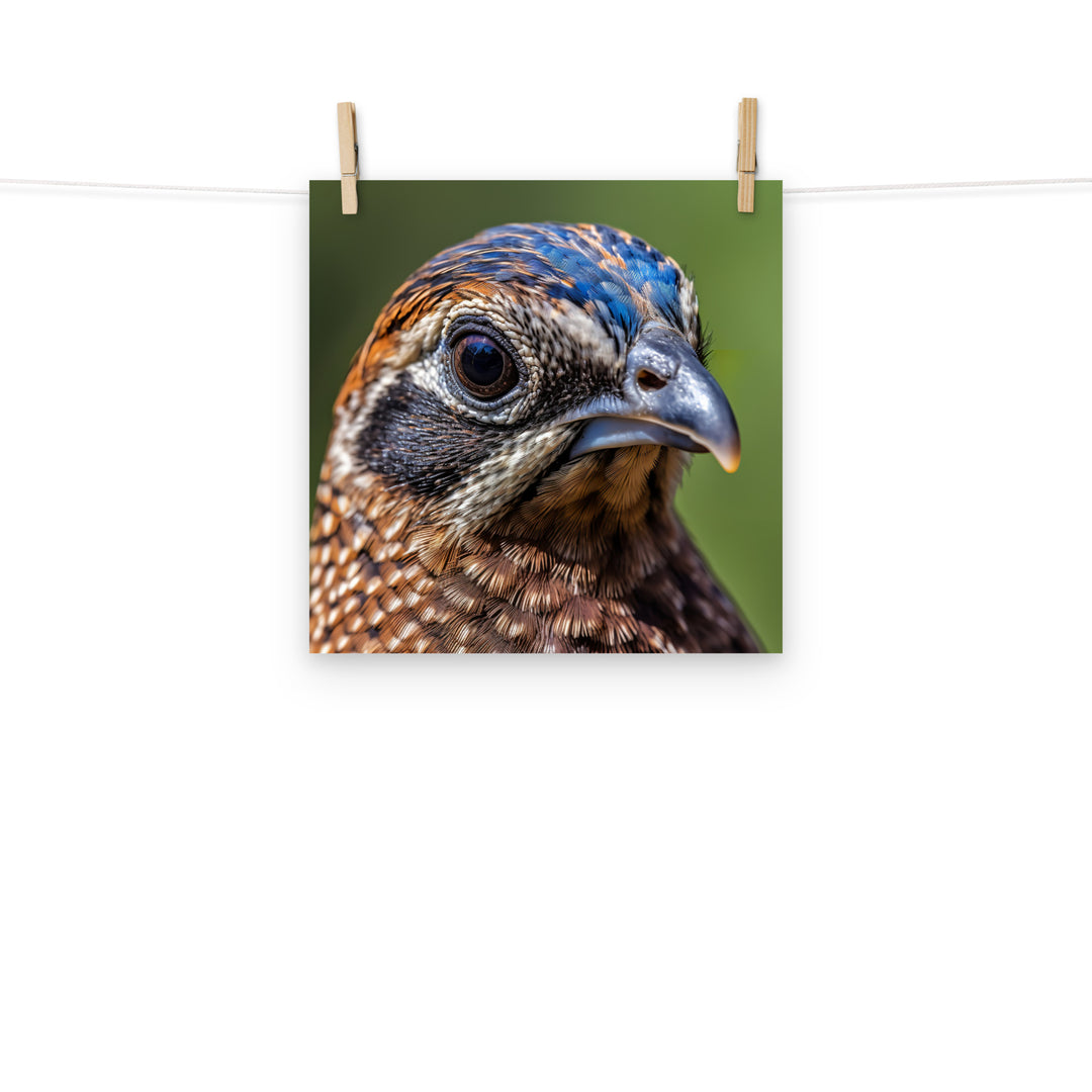 Quail Photo paper poster - PosterfyAI.com