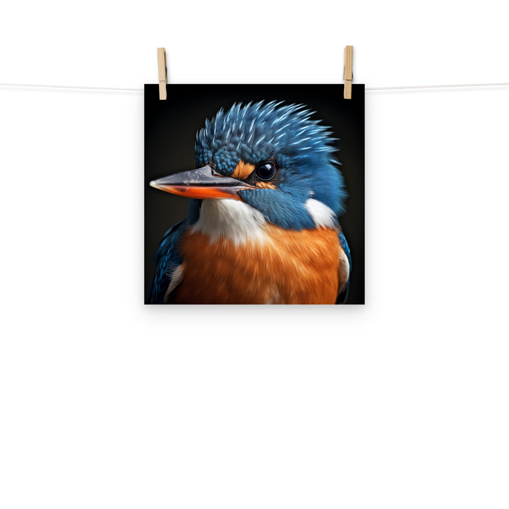 Kingfisher Photo paper poster - PosterfyAI.com