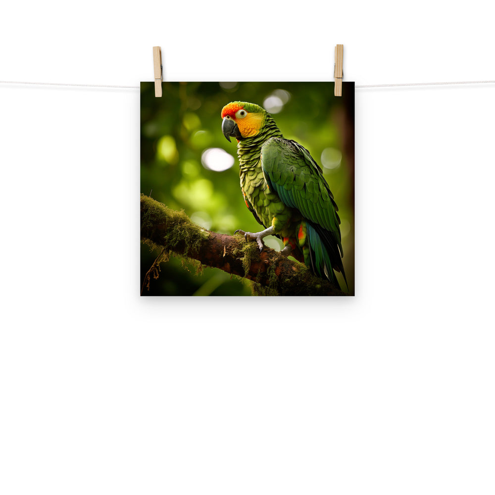 Parrot Photo paper poster - PosterfyAI.com