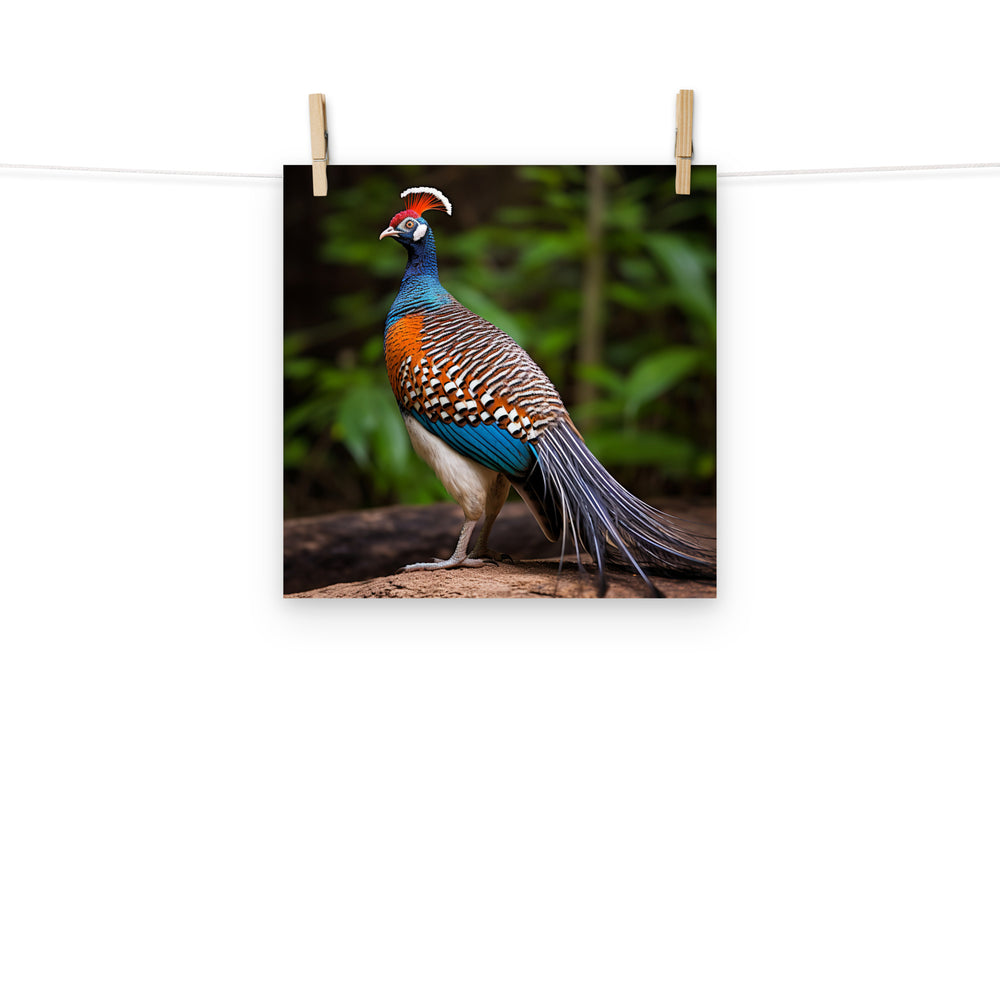 Pheasant Photo paper poster - PosterfyAI.com