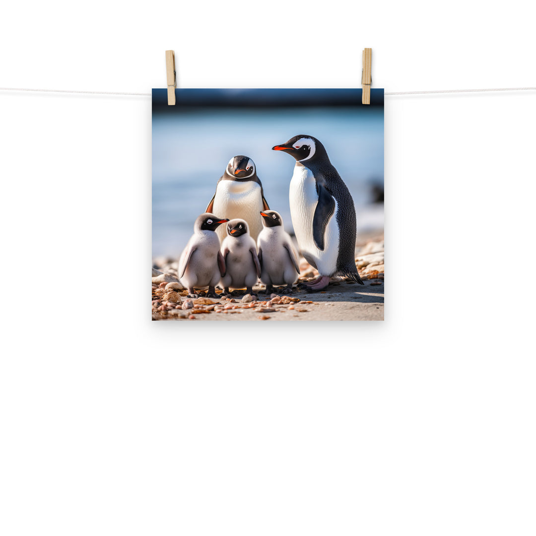 Penguin Photo paper poster - PosterfyAI.com