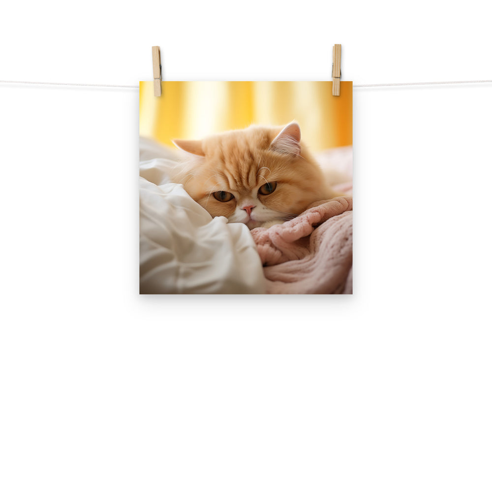 Exotic Shorthair Photo paper poster - PosterfyAI.com