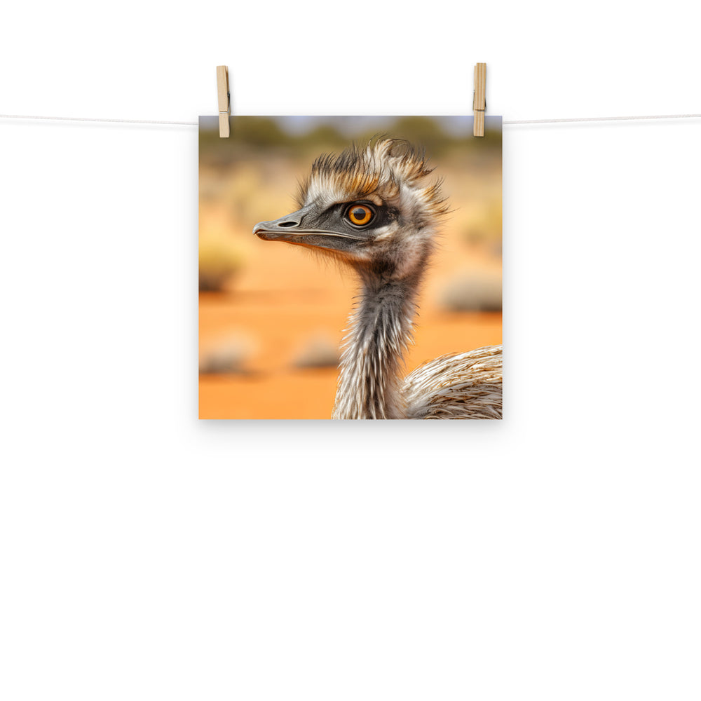 Emu Photo paper poster - PosterfyAI.com