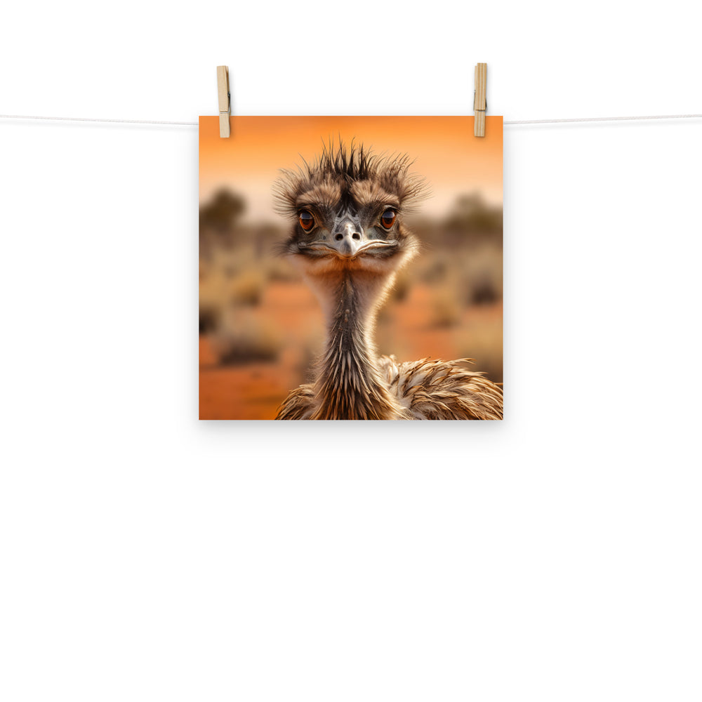 Emu Photo paper poster - PosterfyAI.com