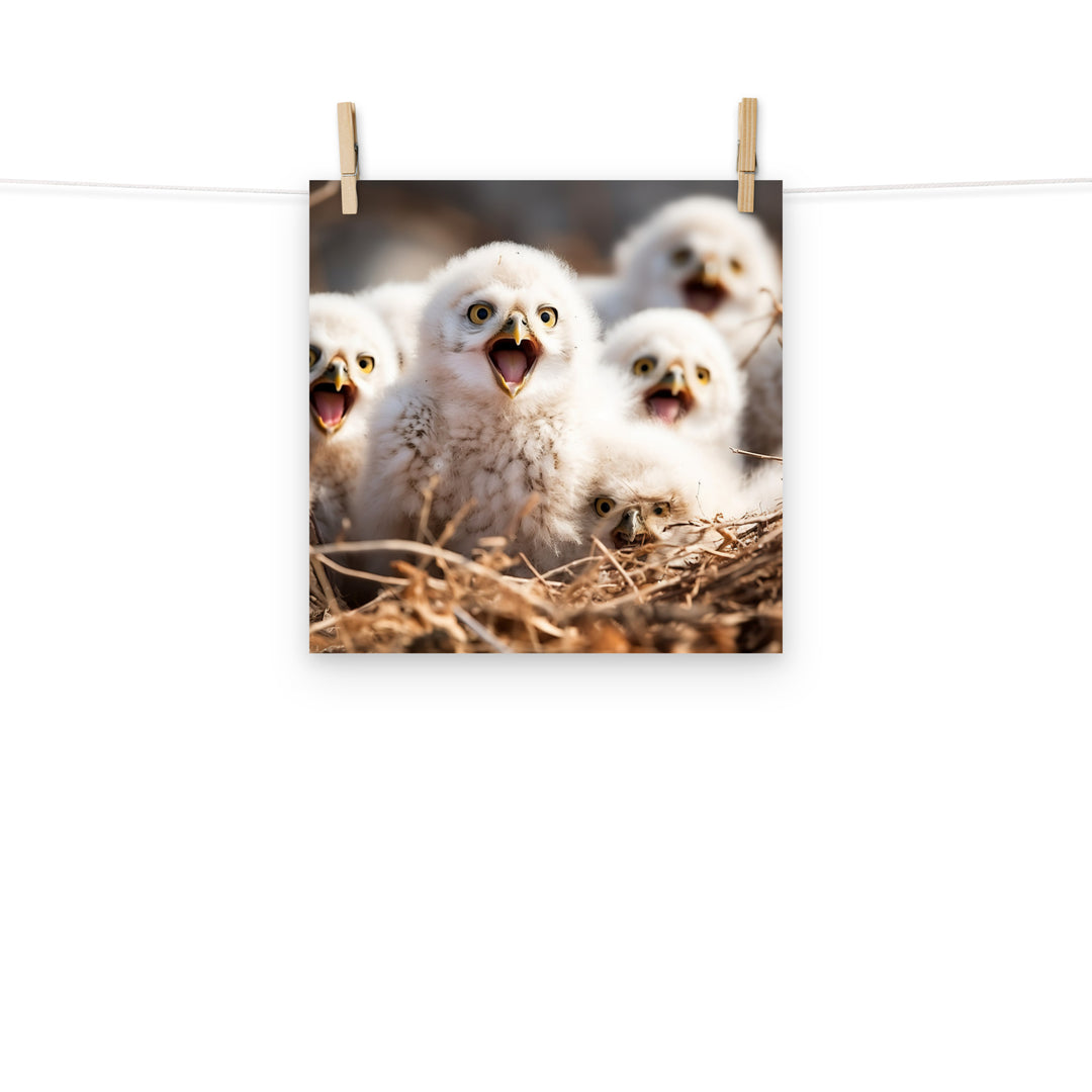 Owl Photo paper poster - PosterfyAI.com