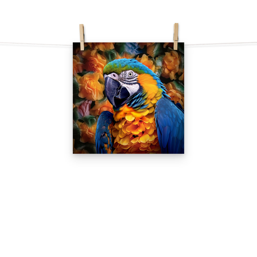 Macaw Photo paper poster - PosterfyAI.com