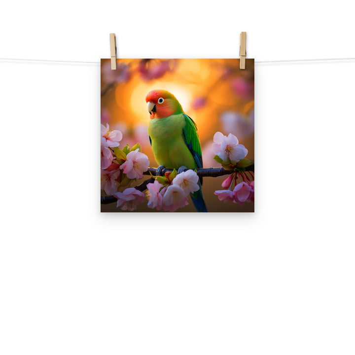 Lovebird Photo paper poster - PosterfyAI.com