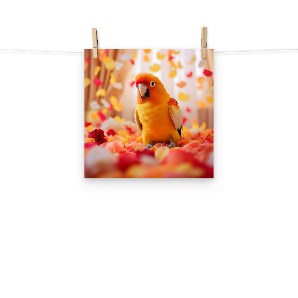 Lovebird Photo paper poster - PosterfyAI.com