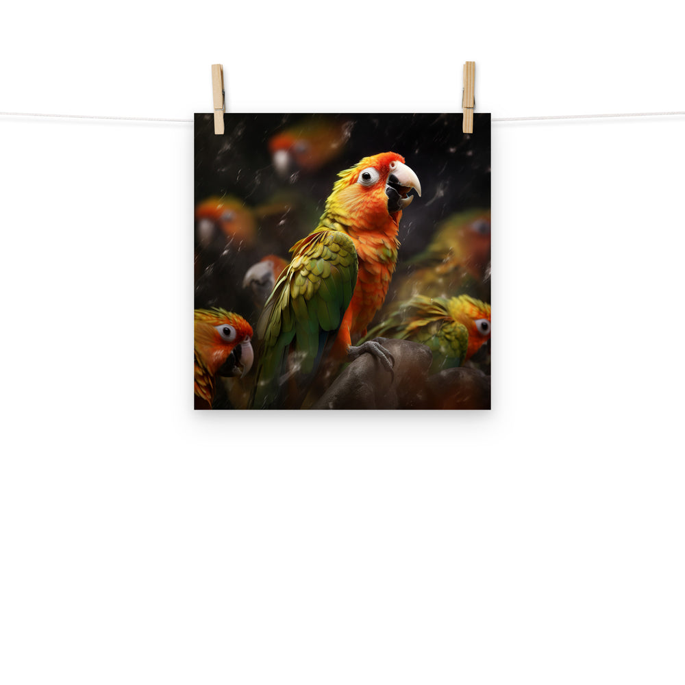 Conures Photo paper poster - PosterfyAI.com