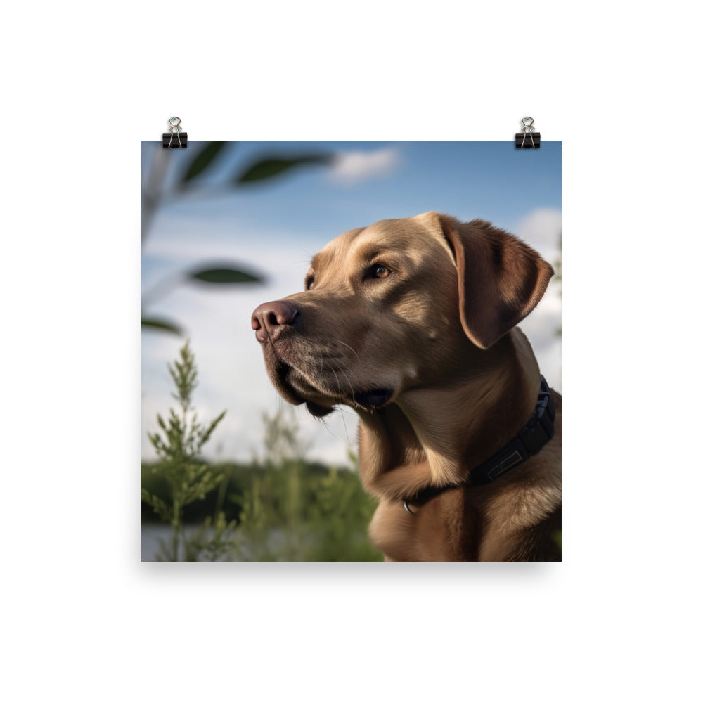 Weimaraner Photo paper poster - PosterfyAI.com