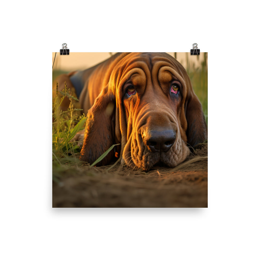 Bloodhounds Journey Photo paper poster - PosterfyAI.com