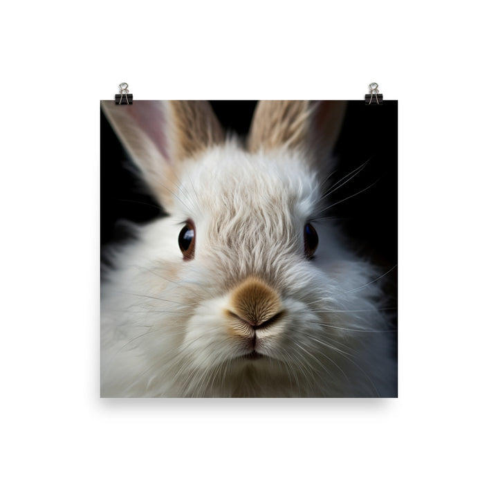 Charming Jersey Wooly Bunny Photo paper poster - PosterfyAI.com