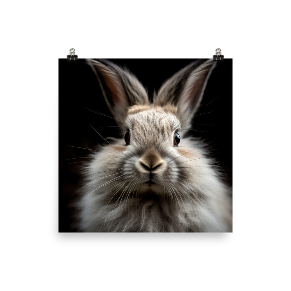 Charming Himalayan Bunny Photo paper poster - PosterfyAI.com