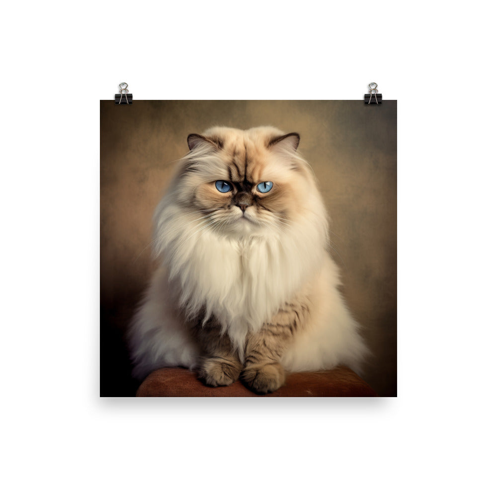 Dignified Aura of Himalayan Cat Photo paper poster - PosterfyAI.com