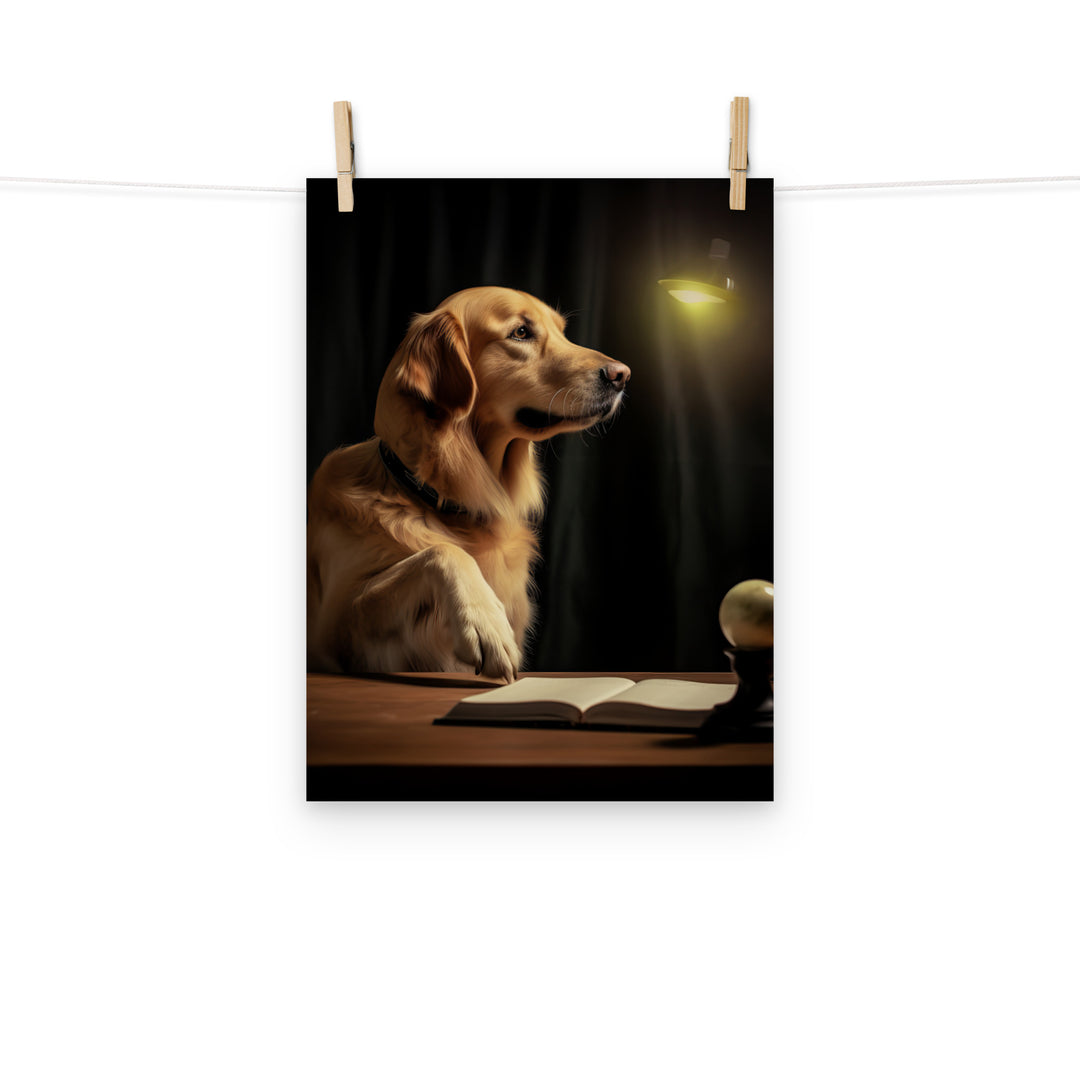 Golden Retriever Photo paper poster - PosterfyAI.com