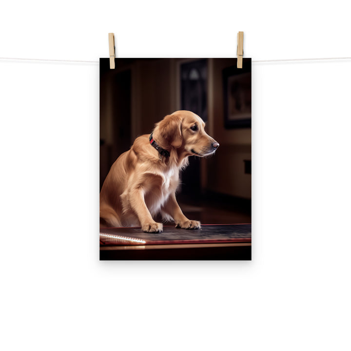 Golden Retriever Photo paper poster - PosterfyAI.com