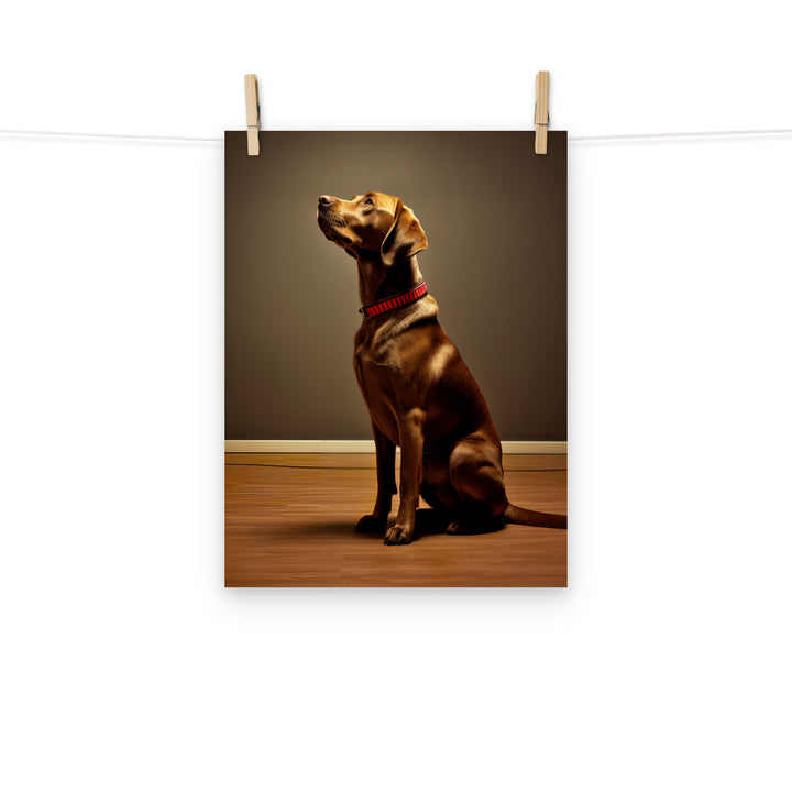 Labrador Retriever Photo paper poster - PosterfyAI.com