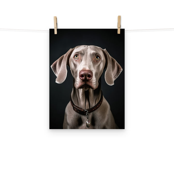 Weimaraner Photo paper poster - PosterfyAI.com