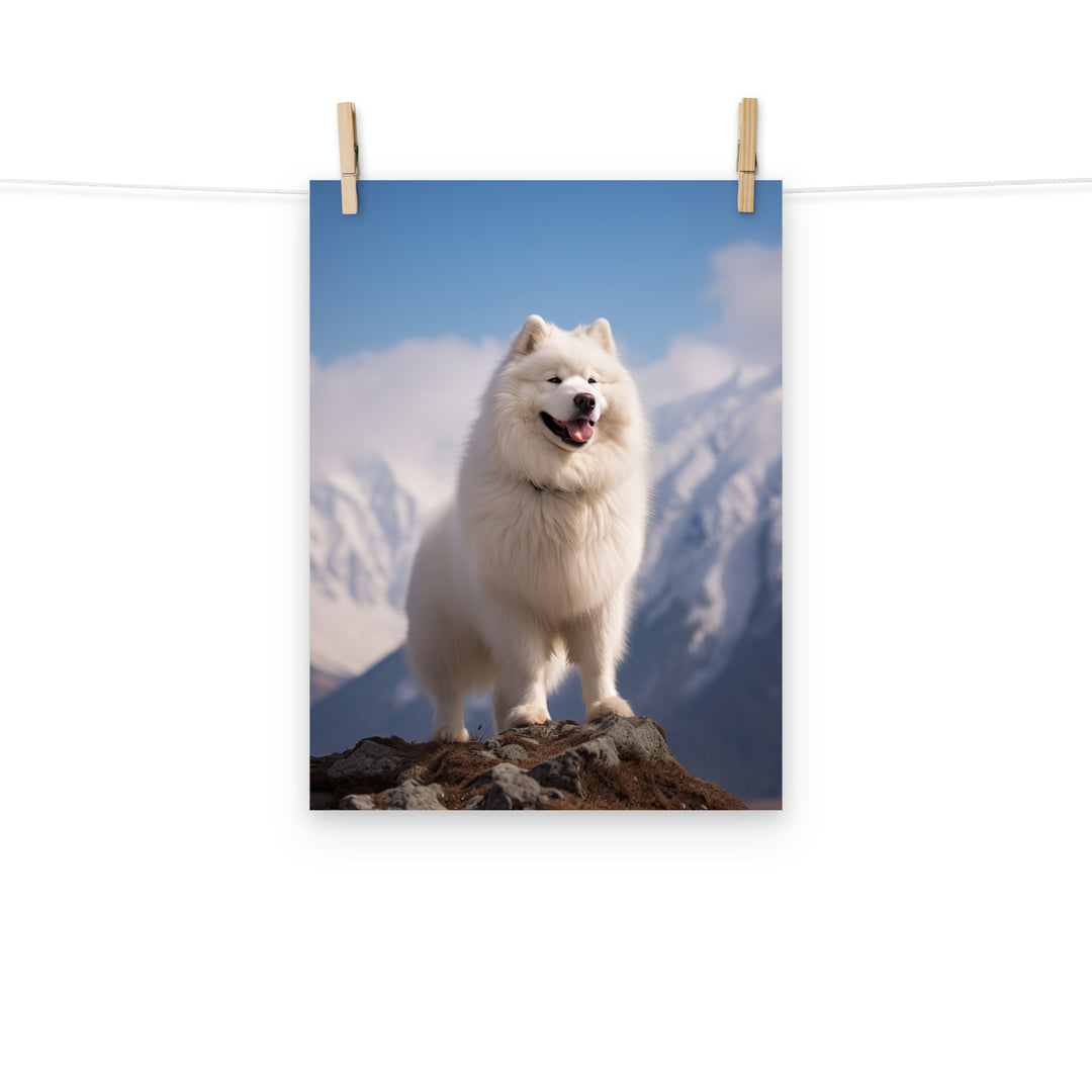 Samoyed Photo paper poster - PosterfyAI.com